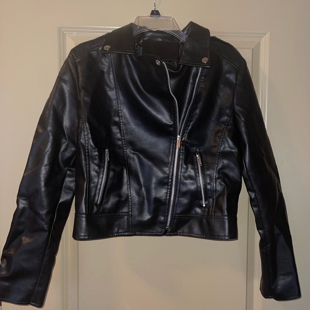 Faux Leather Jacket. Never worn. Original packaging.